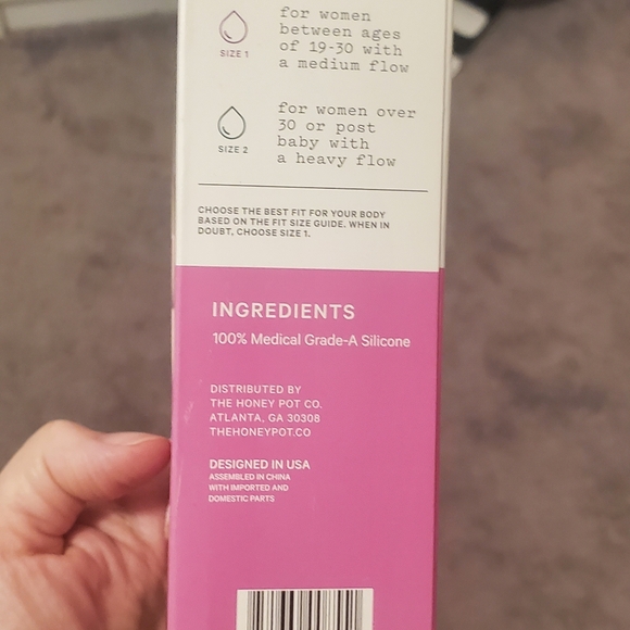 Honey Pot Menstrual Cup size 1 - Picture 2 of 6